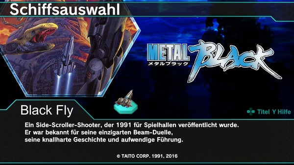 DARIUSBURST Chronicle Saviours Metal Black PS Vita Screenshot 1