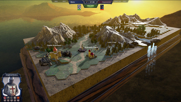 Screenshot z Longsword Tabletop Tactics