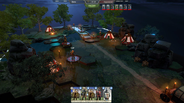 Screenshot z Longsword Tabletop Tactics