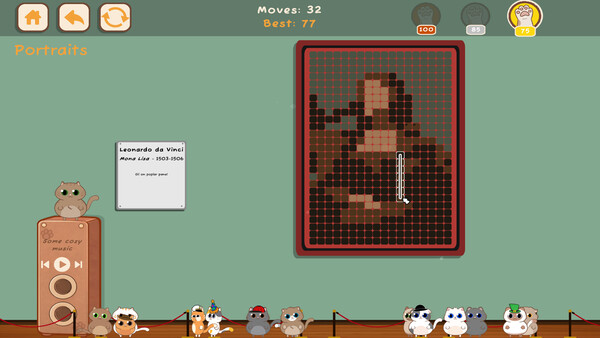 Screenshot of Cozy Paintings