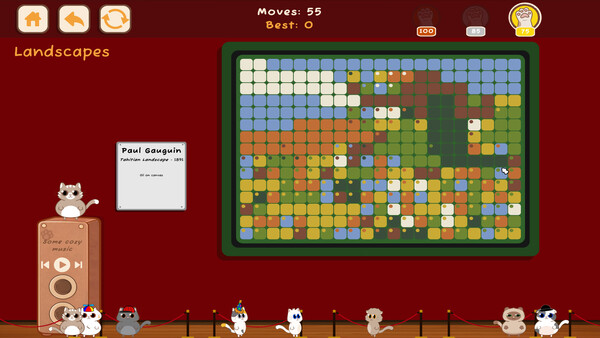 Screenshot of Cozy Paintings