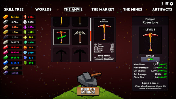 Keep on Mining! - Worlds