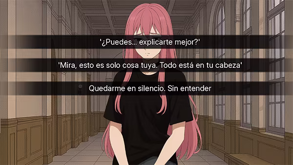 Opción de diálogo con intención