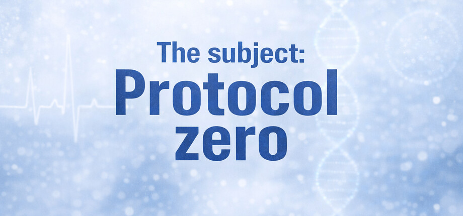 The subject: Protocol zero header image