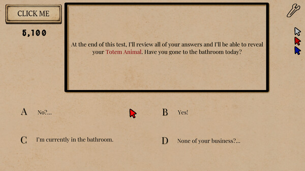 Screenshot of Don't Click The Flower