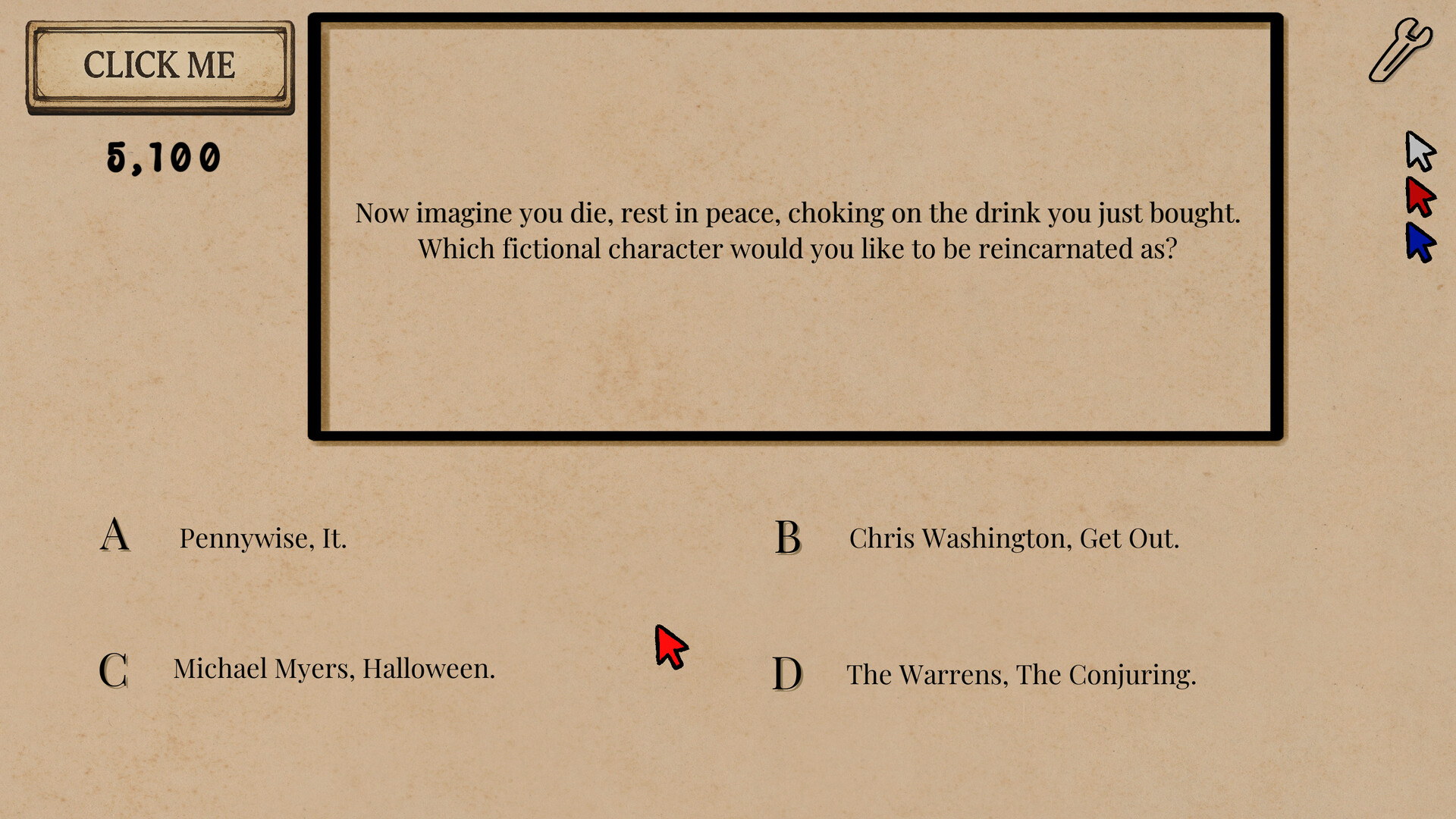 #9. Don't Click The Flower (Steam) By: Studio Leclercq