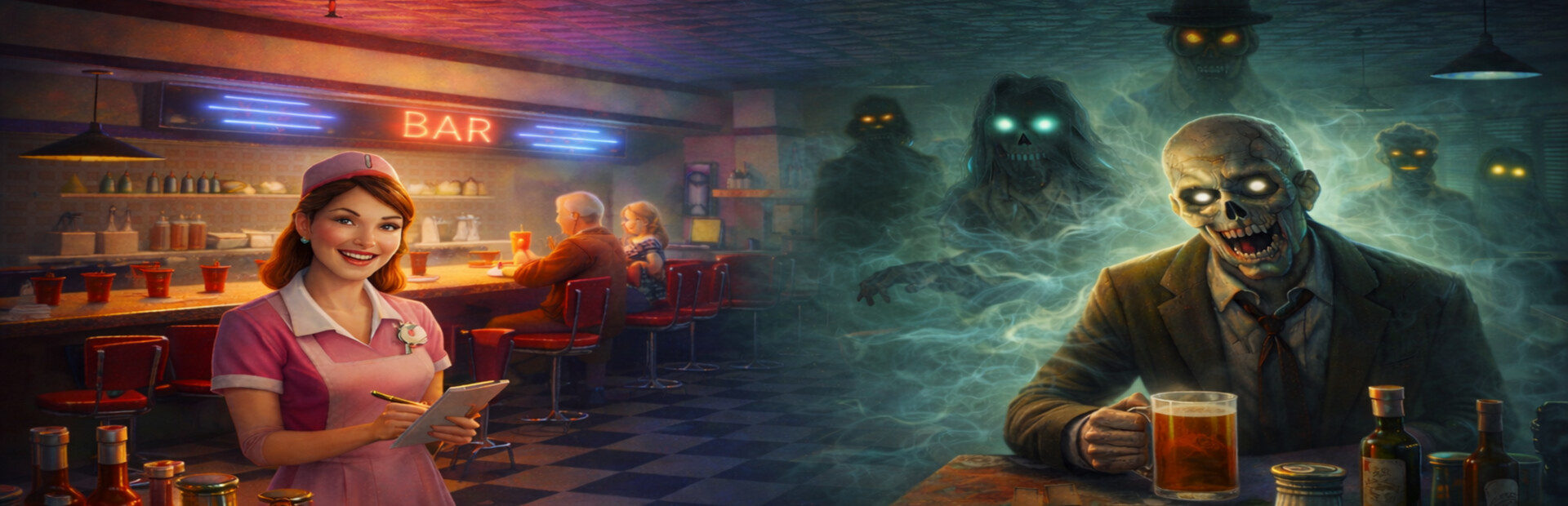 Haunted Bar Simulator 🍻
