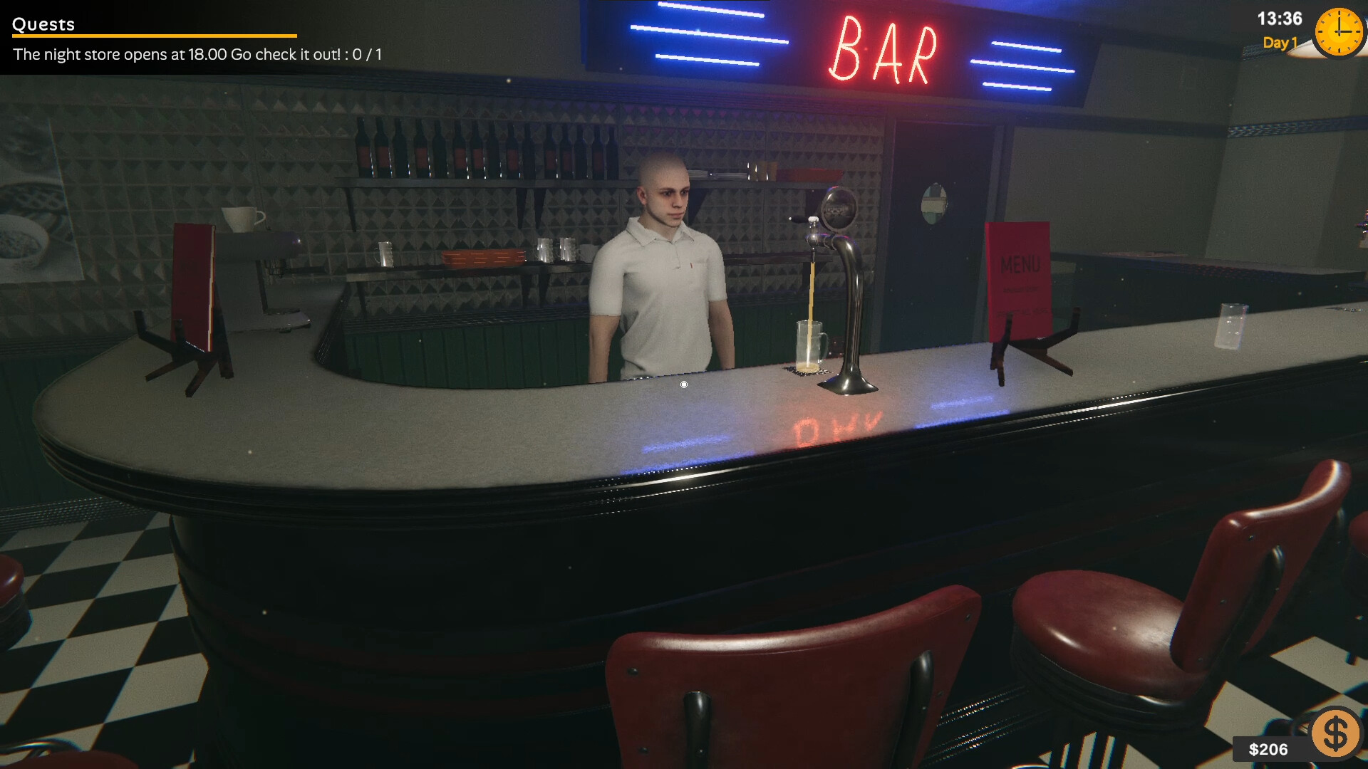 Haunted Bar Simulator 🍻 screenshot #2