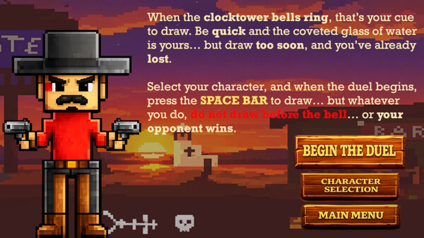 Duel in the Town of Water game for Linux 1