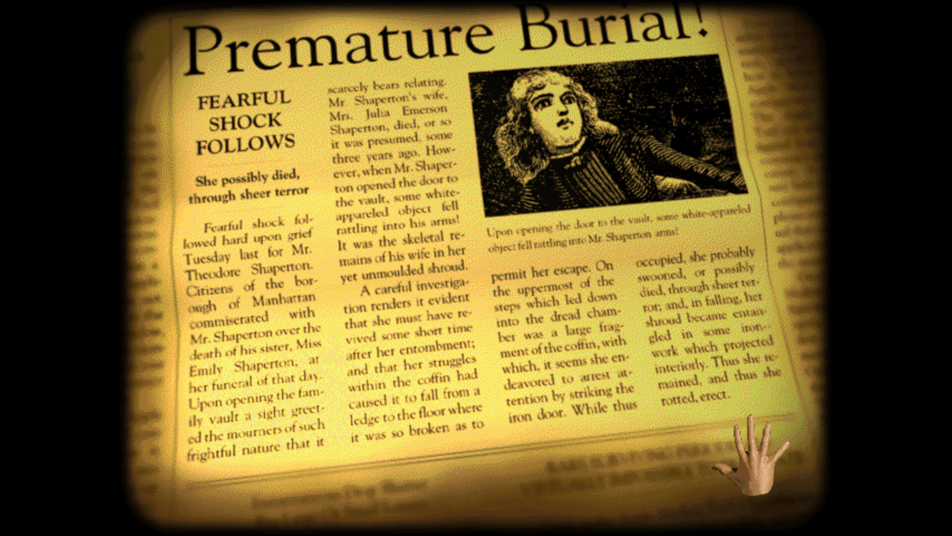 Edgar Allan Poe's Interactive Horror: 1995 Edition screenshot screenshot 7