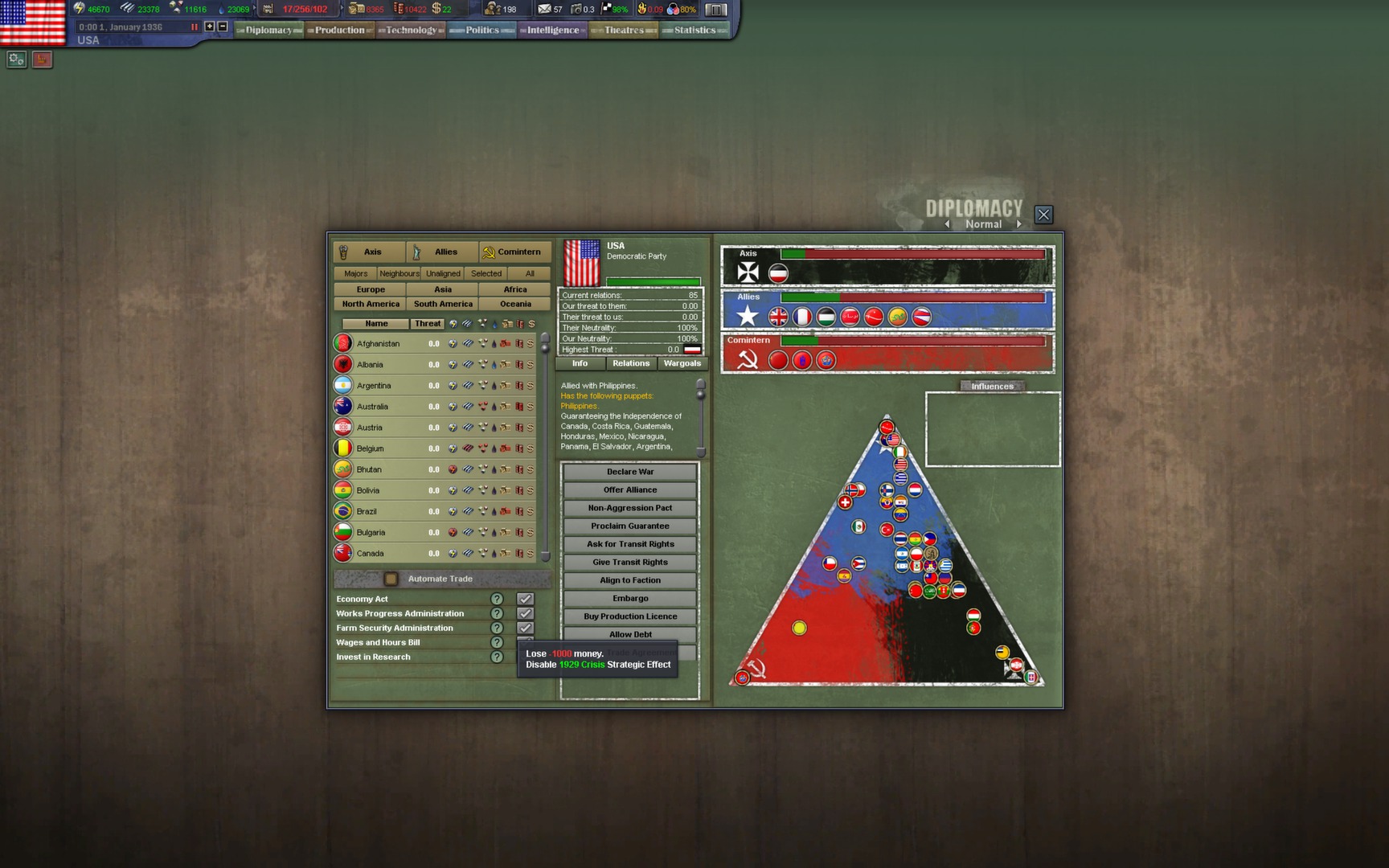 Hearts of Iron III: Dies Irae Stars & Stripes Spritepack Featured Screenshot #1