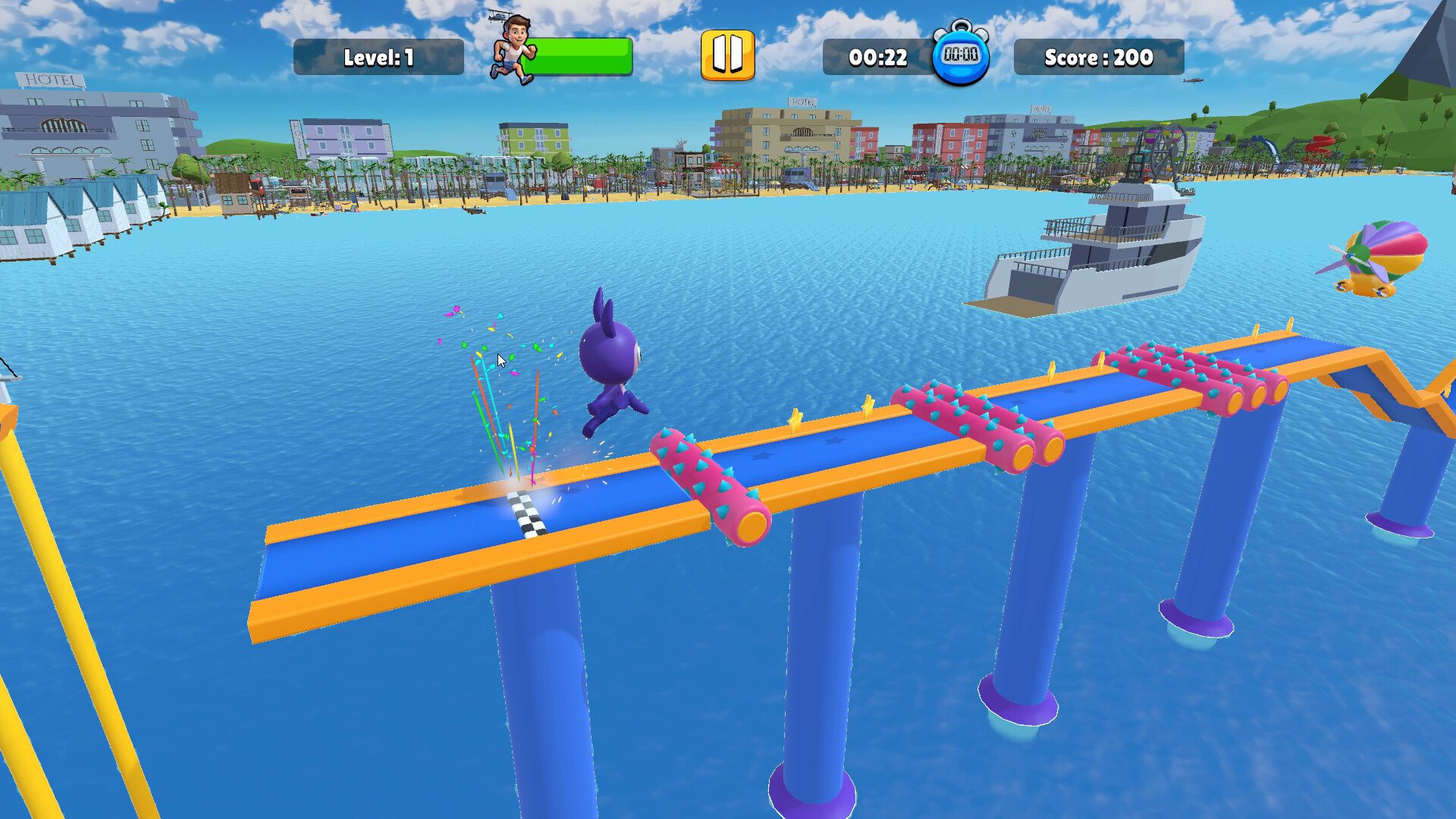 Скриншот игры Wacky Coursers - 3