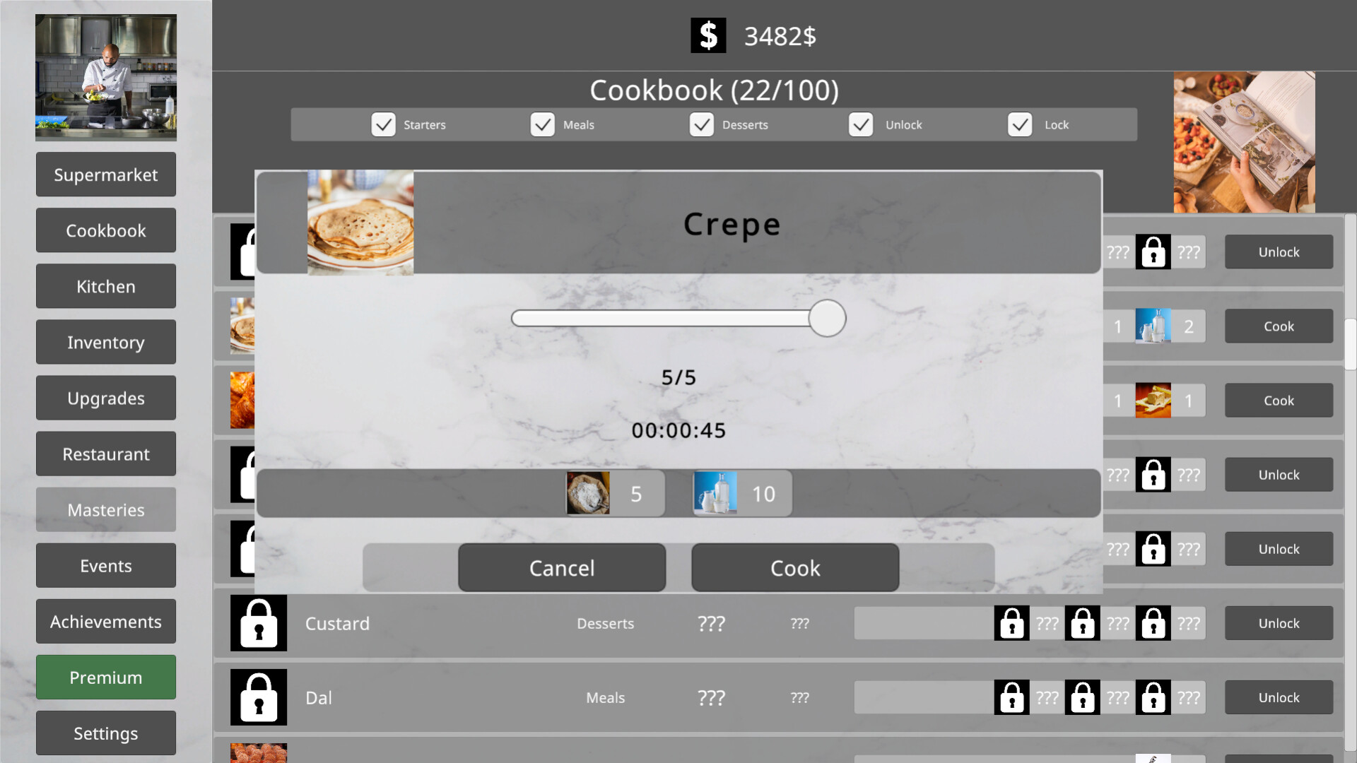 Professional Chef screenshot 1