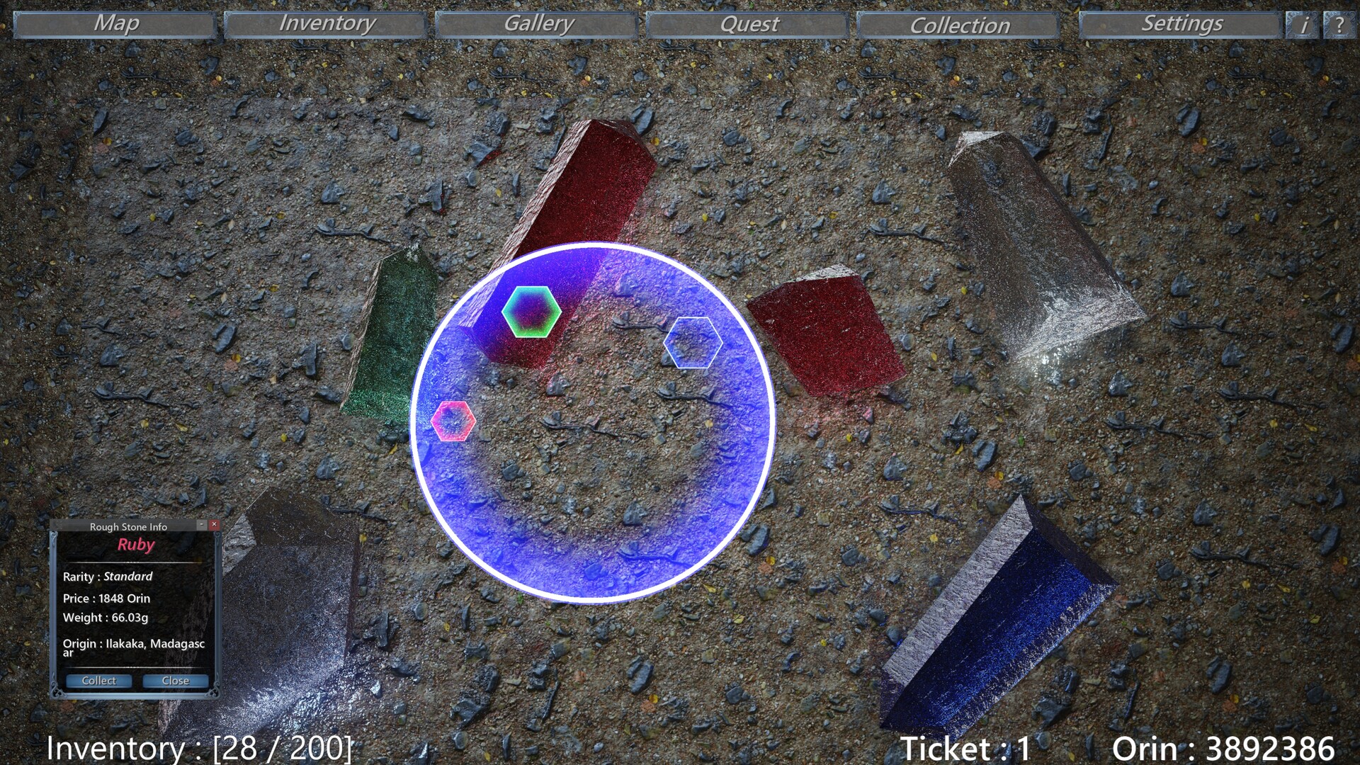 RigidGems Museum screenshot
