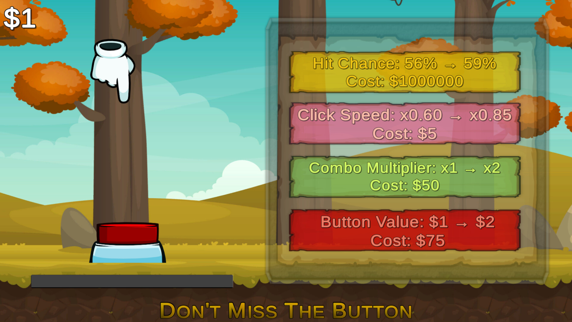 Don't Miss The Button screenshot #1