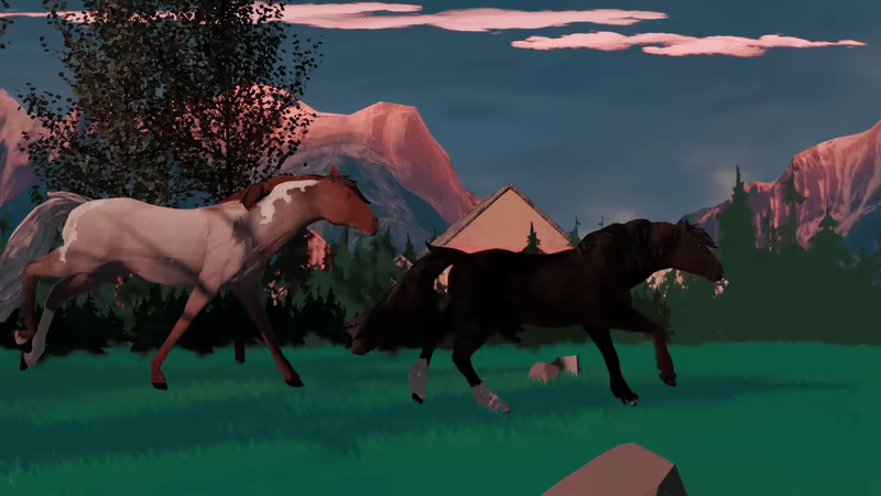 Horses of Gavarnie video 3
