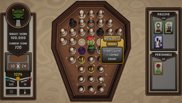 Скриншот 4 из игры PEGTURE: Peg Solitaire Roguelike