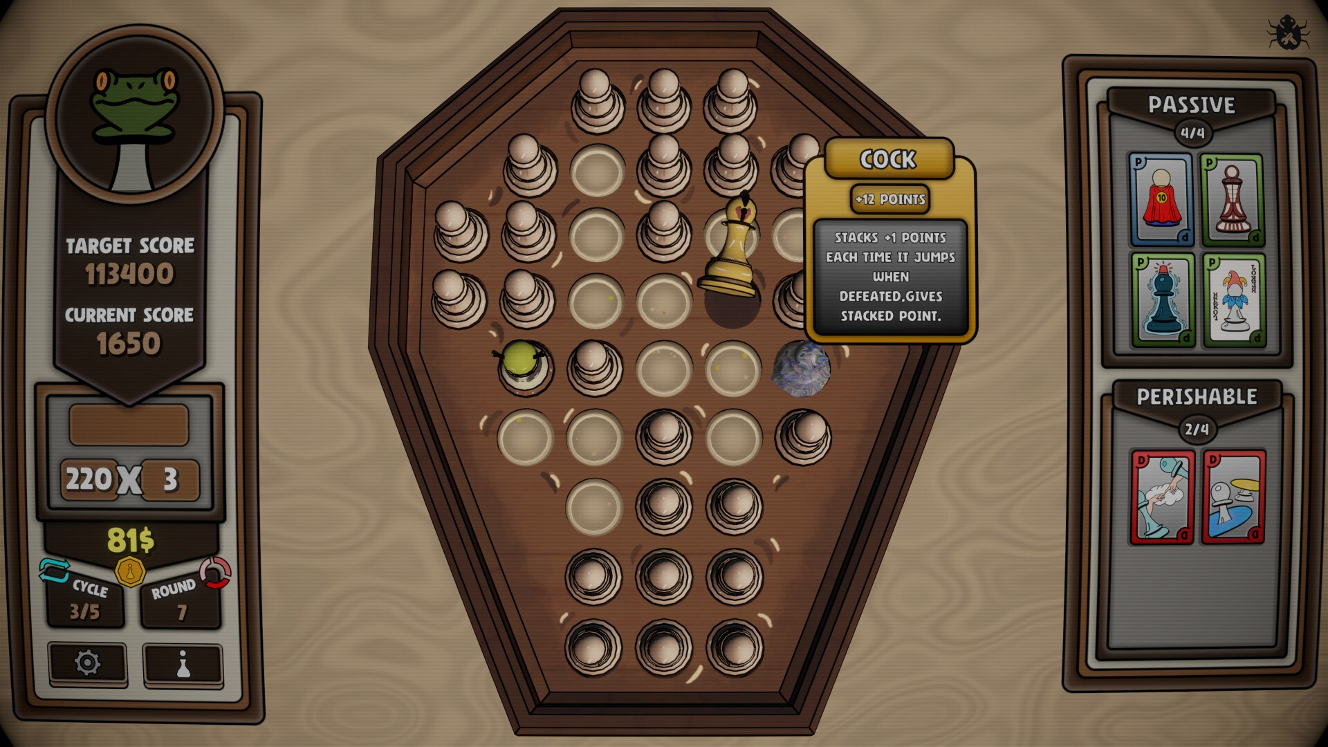 PEGTURE: Peg Solitaire Roguelike screenshot #4