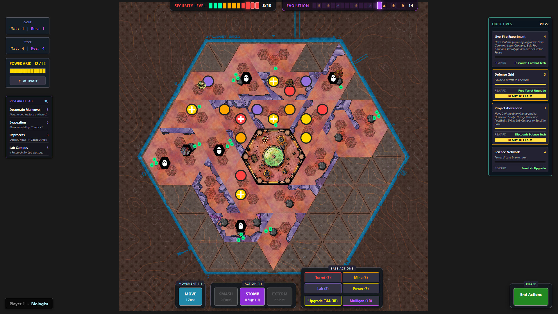 HexSwarm: Hostile Worlds screenshot #1