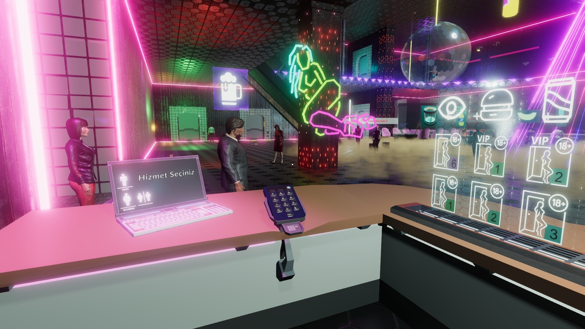 Neon Vice Club Simulator screenshot #2
