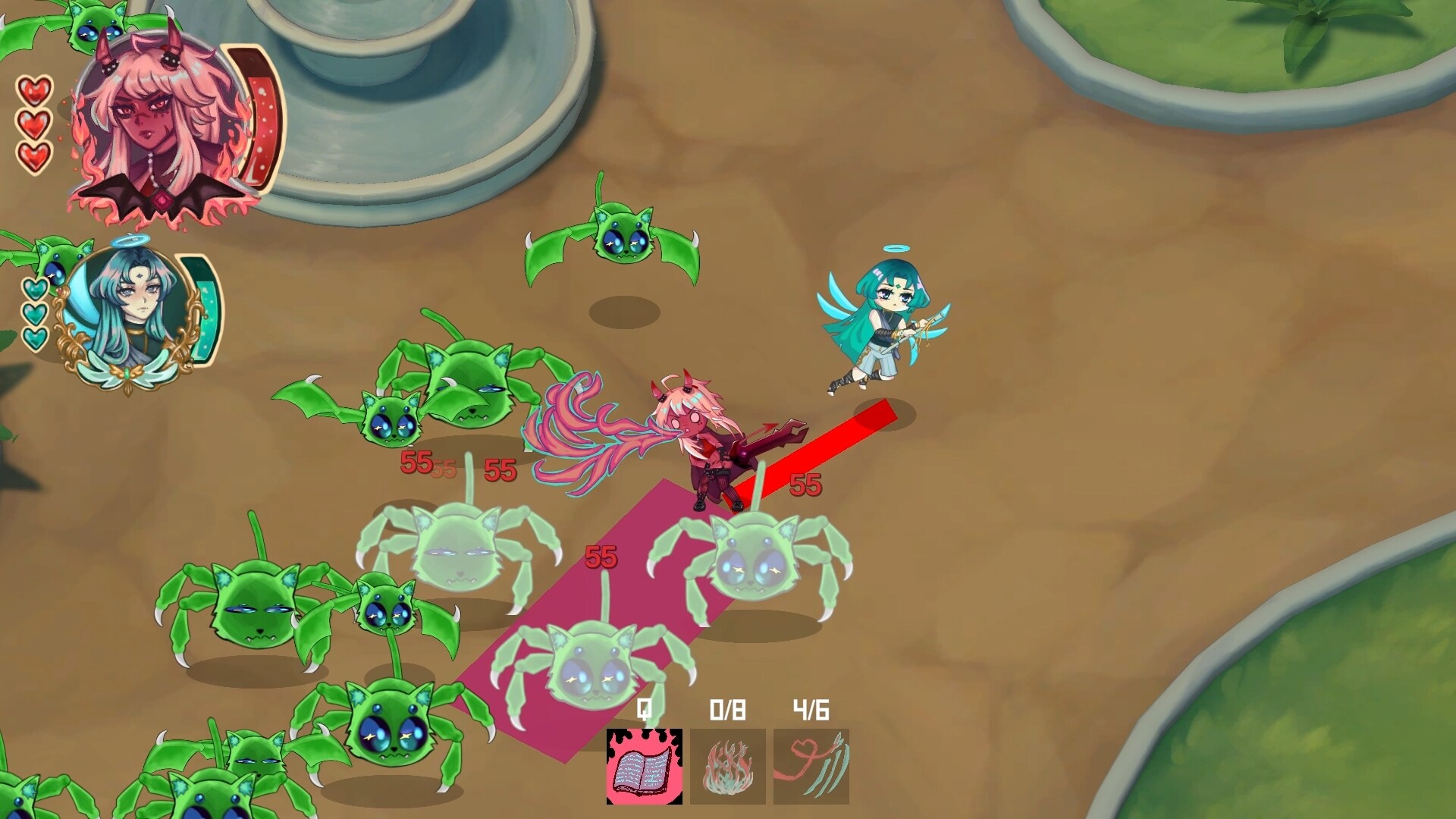 #3. Angels and Demons vs. Aliens (Steam) Av: Team Supernova