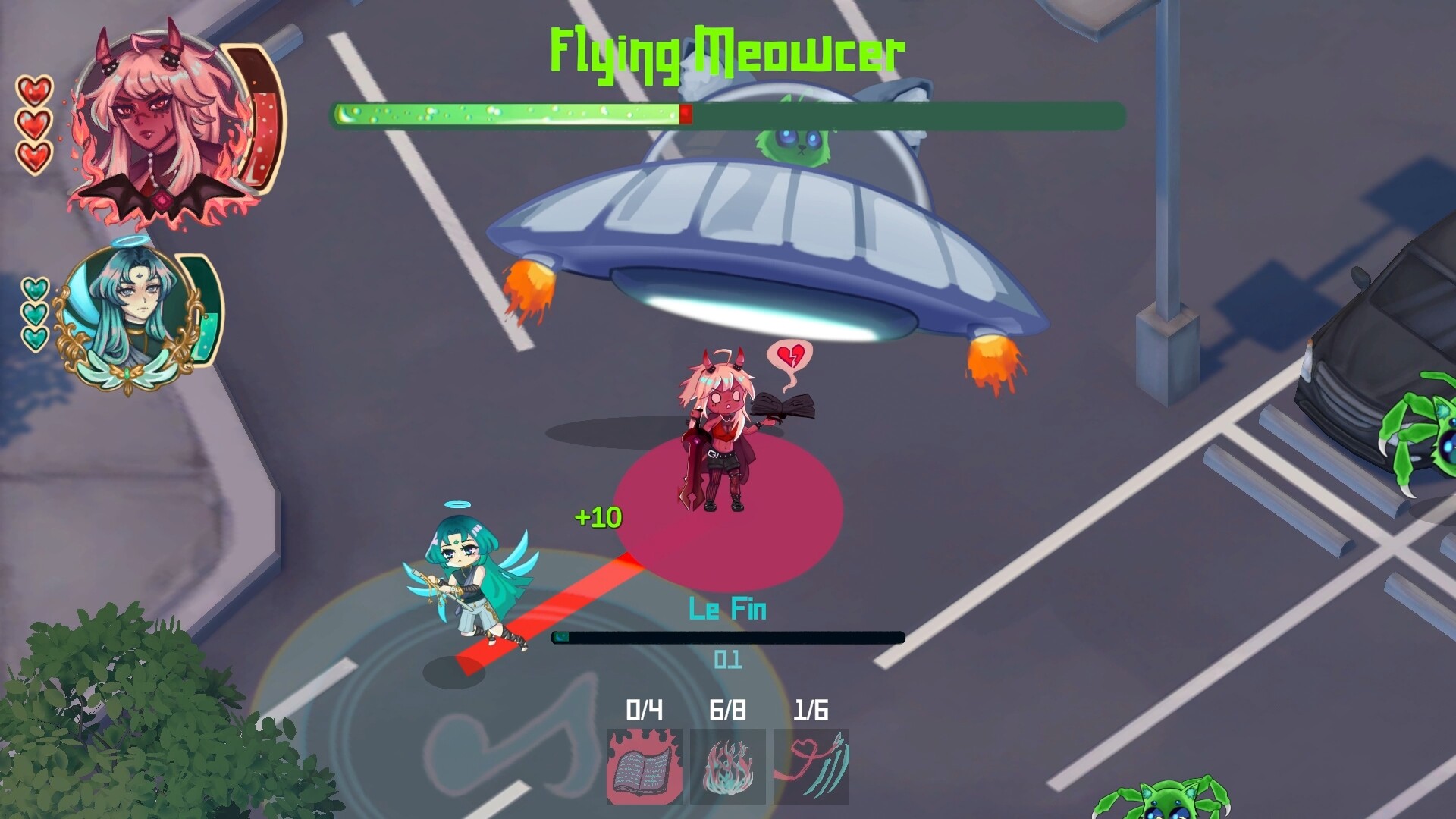 #1. Angels and Demons vs. Aliens (Steam) Av: Team Supernova