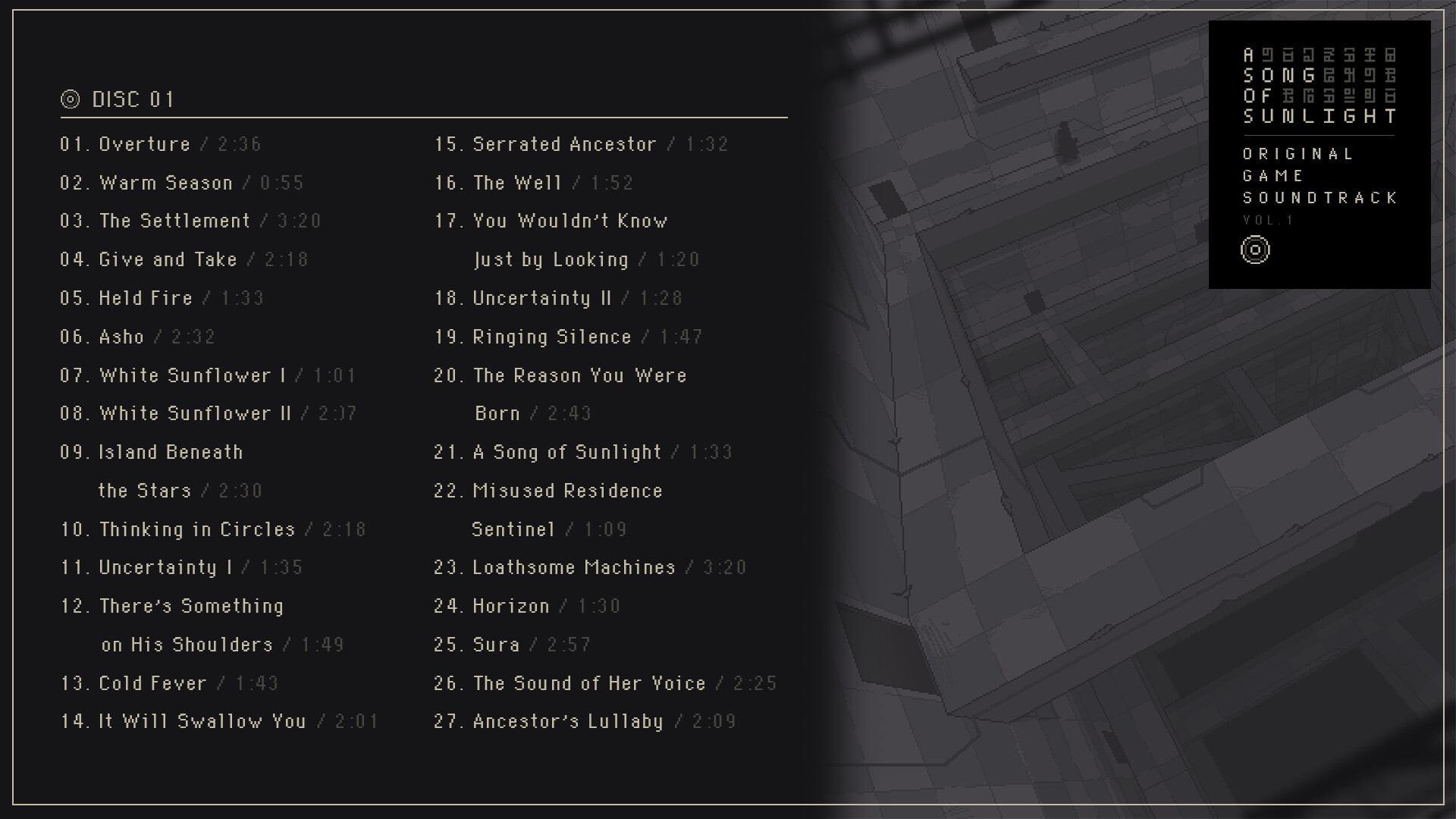 A Song Of Sunlight OST - Vol. 1 Featured Screenshot #1