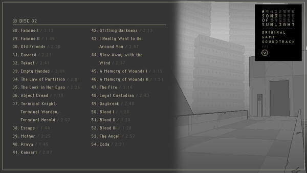 A Song Of Sunlight OST - Vol. 1 screenshot 2