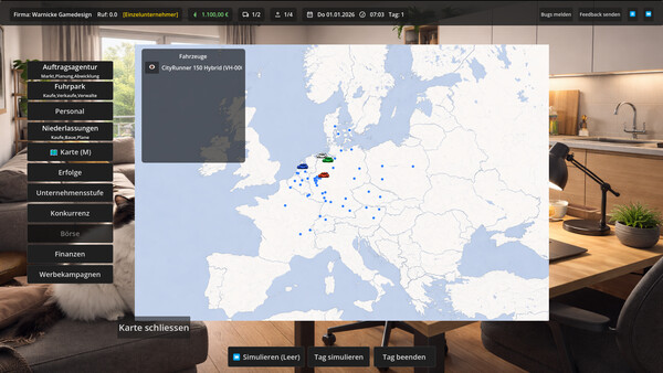 European Logistics Tycoon game for windows Pc 1