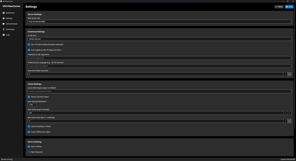 VRCVideoCacher game for Linux 1