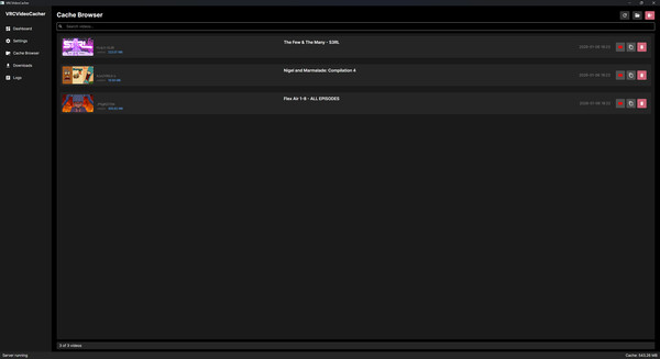 VRCVideoCacherfor windows and Linux 1