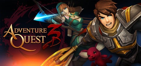Steam header art for AdventureQuest 3D