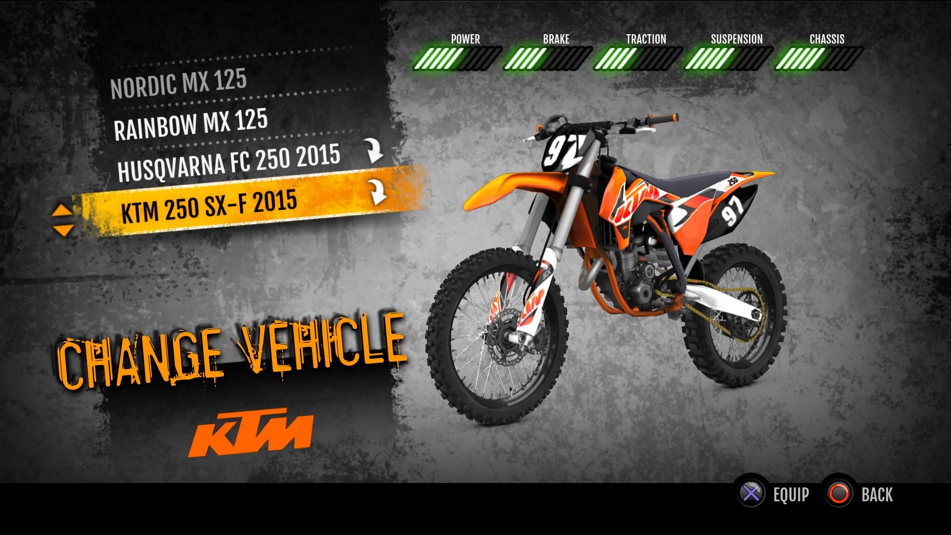 MX vs. ATV Supercross Encore - 2015 KTM 250 SX-F MX Featured Screenshot #1