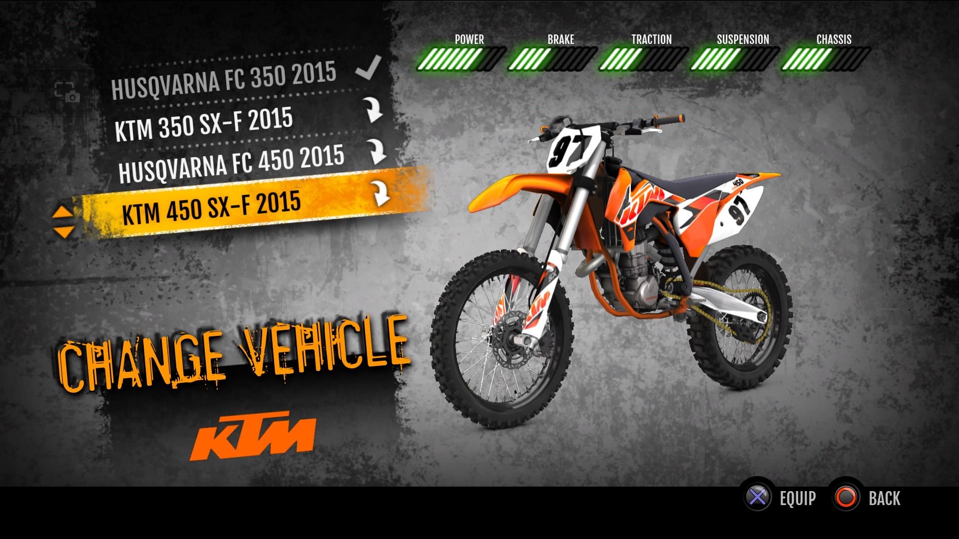 MX vs. ATV Supercross Encore - 2015 KTM 450 SX-F MX Featured Screenshot #1