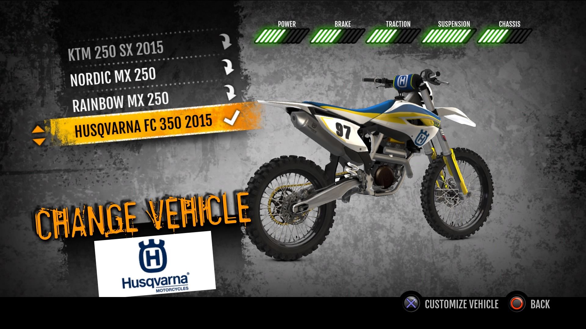 MX vs. ATV Supercross Encore - 2015 Husqvarna FC 350 MX Featured Screenshot #1