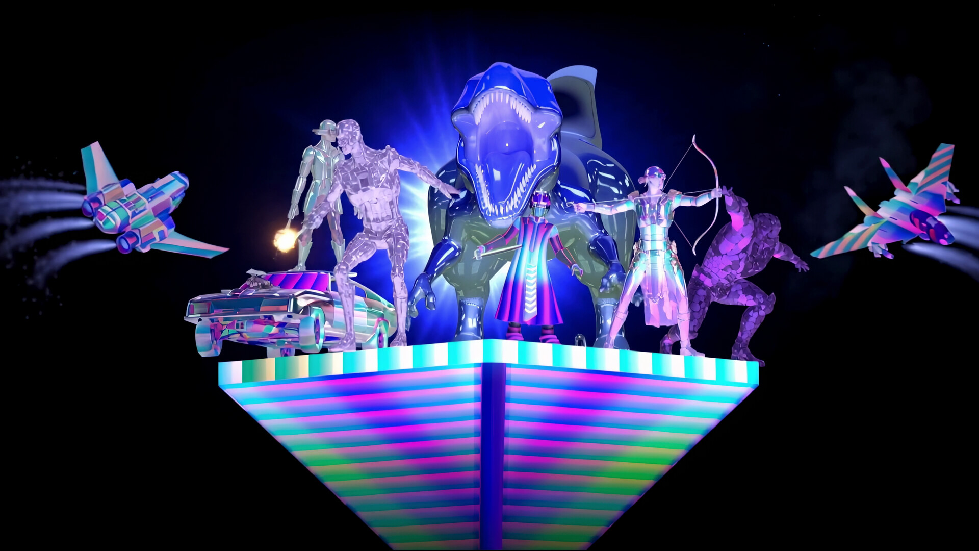 Скриншот игры CPU Invaders - Movie Attack - 4