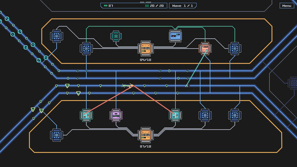 Screenshot of Firewall: Defend The Grid gameplay showing in-action mechanics
