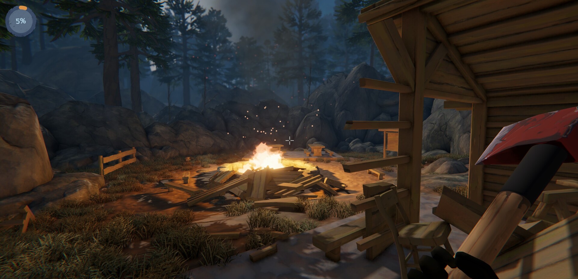 Fire Pit: Throw Things Into The Fire screenshot #1