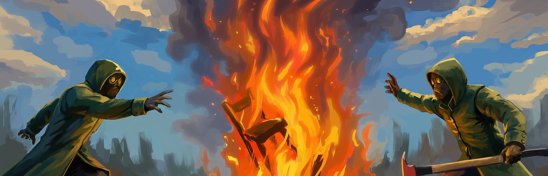 Fire Pit: Throw Things Into The Fire