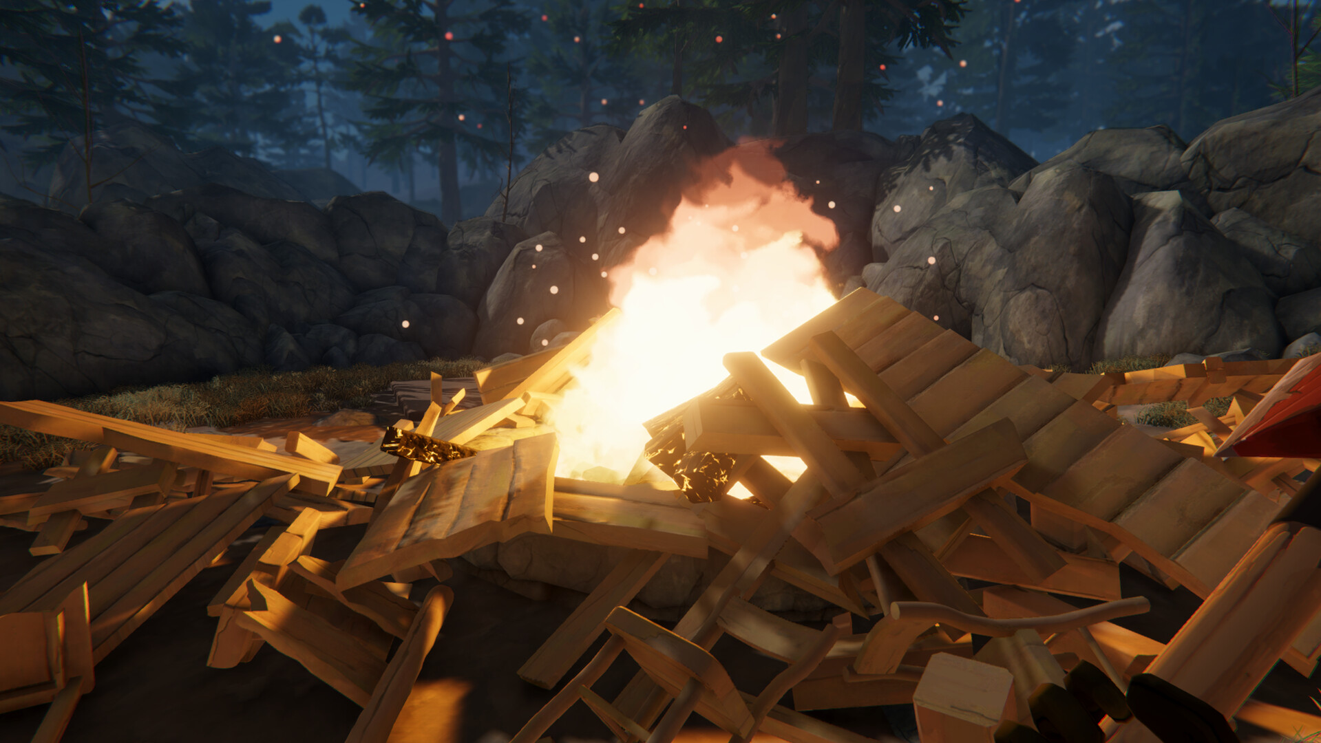 Fire Pit: Throw Things Into The Fire Featured Screenshot #1