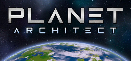 Planet Architect header art showing a generated planet floating in space