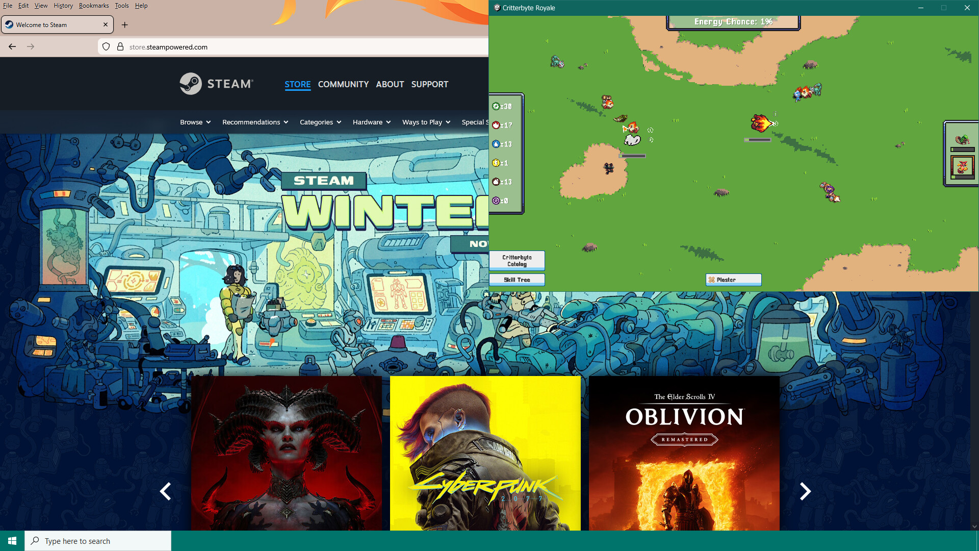 Critterbyte Royale screenshot #3