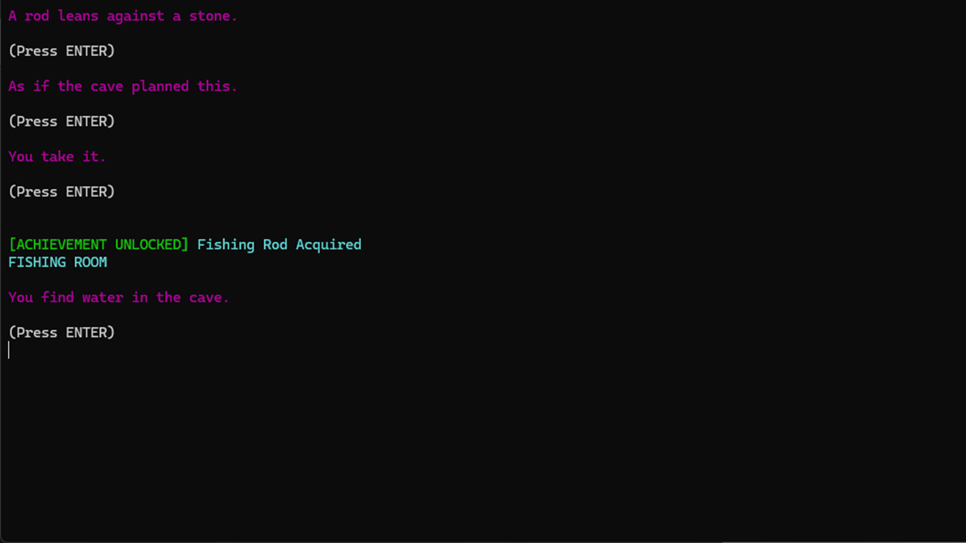 Nick's Text Adventure screenshot screenshot 4