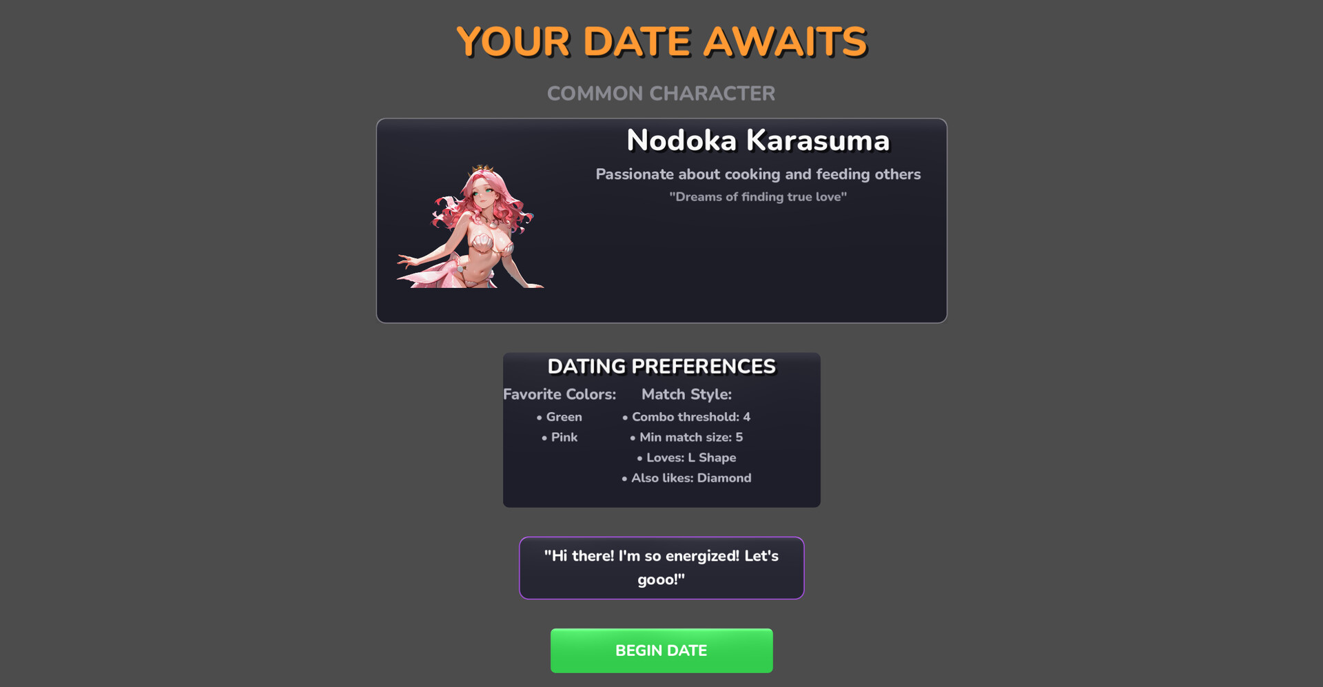 Waifu Match! screenshot 1