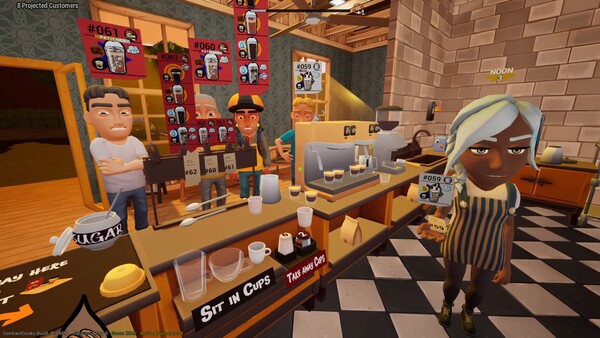 Screenshot of Contract Cooks gameplay showing in-action mechanics