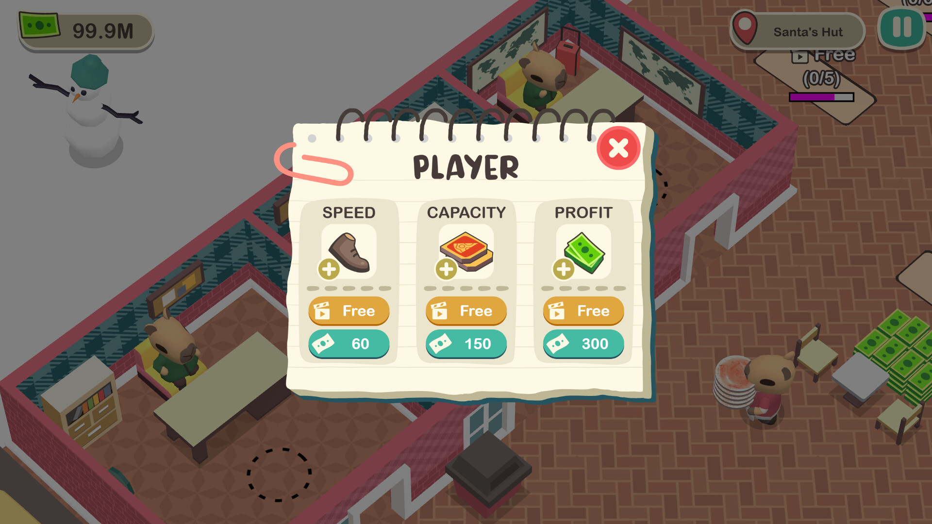 Capybara Pizza Cafe screenshot #4