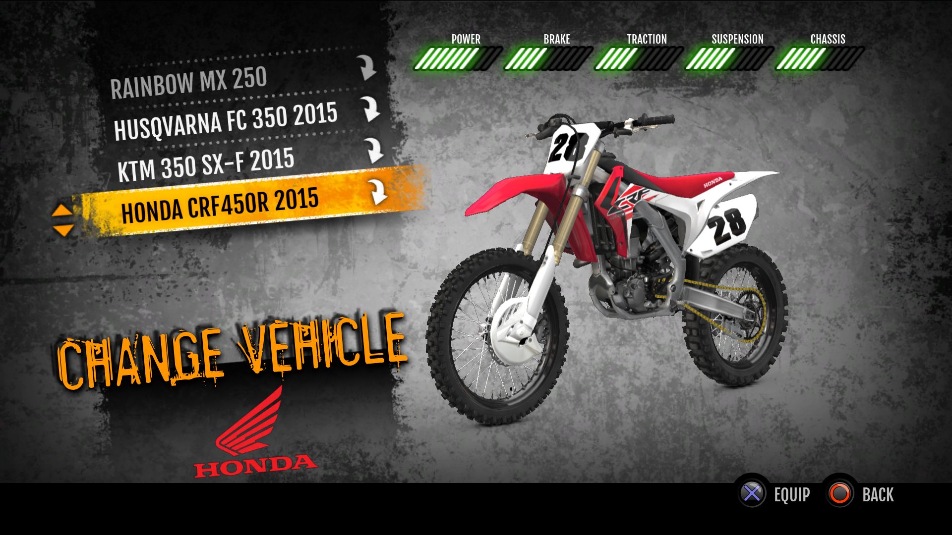 MX vs. ATV Supercross Encore - 2015 Honda CRF450R MX Featured Screenshot #1