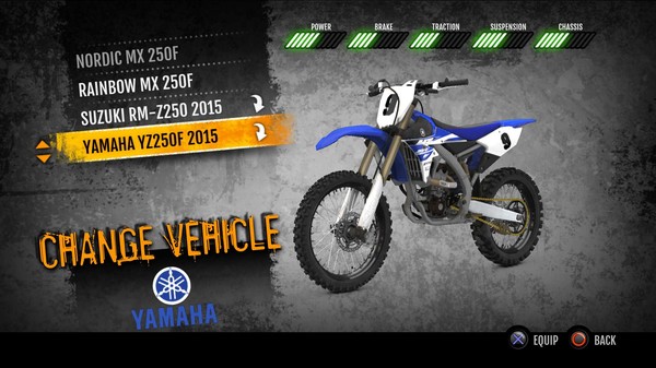 MX vs. ATV Supercross Encore - 2015 Yamaha YZ250F MX