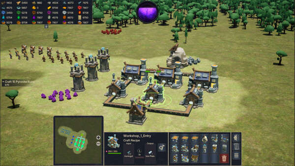 Screenshot of Rise Under the Warstorm gameplay showing in-action mechanics