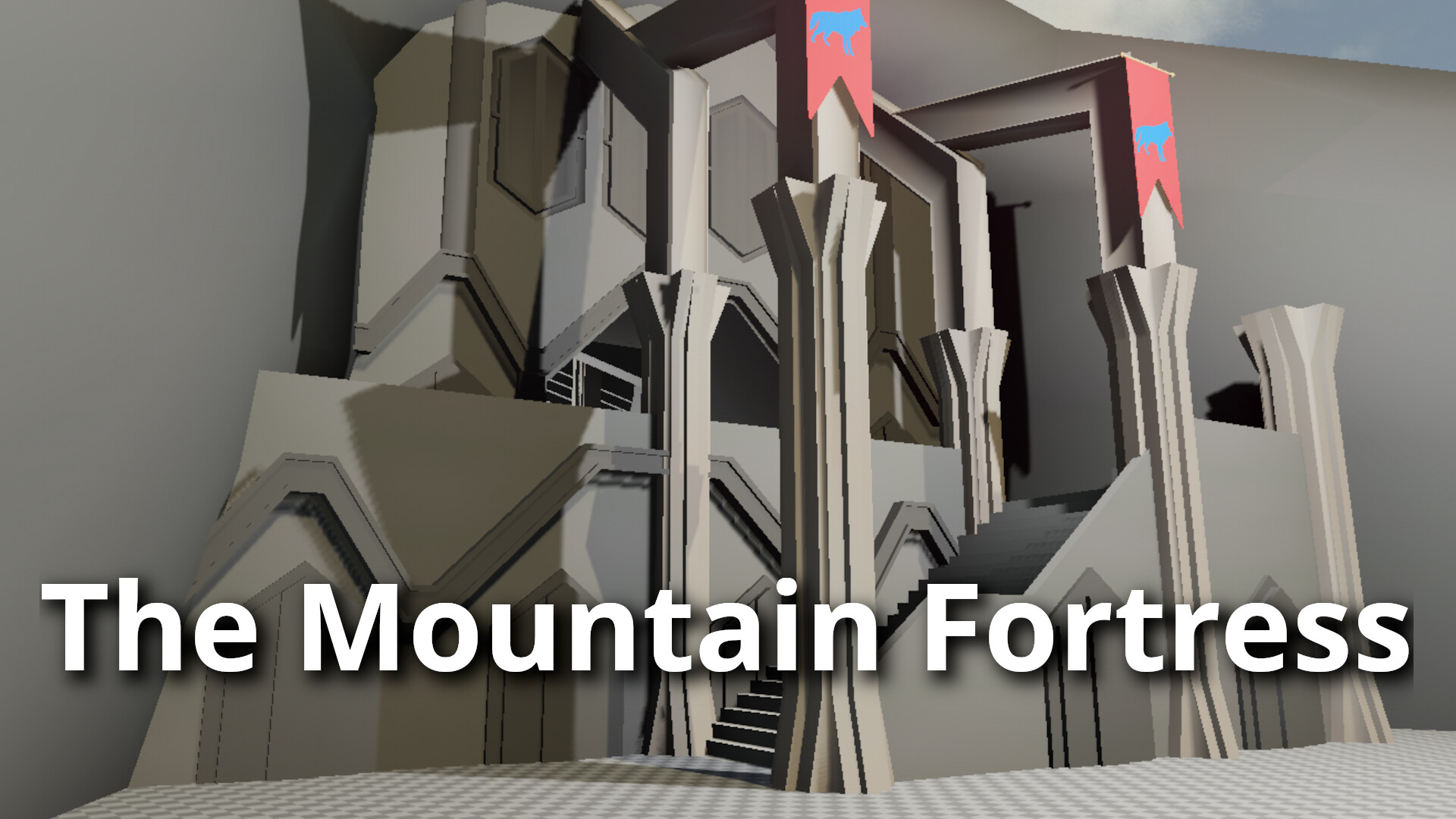GameGuru MAX - Low Poly Mountain Fortress Featured Screenshot #1